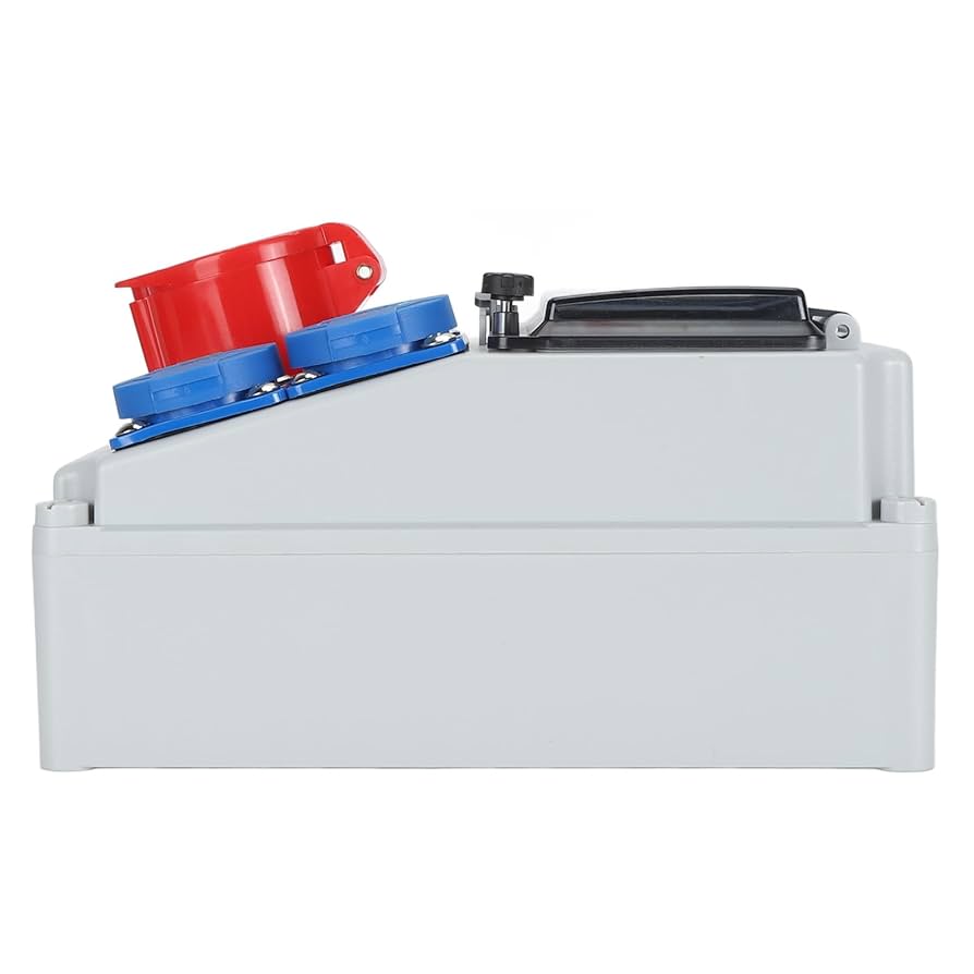 Amazon.co.jp: ヨーロッパ産業用ソケットボックス防水2個2コア